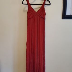 Red maxi dress size small